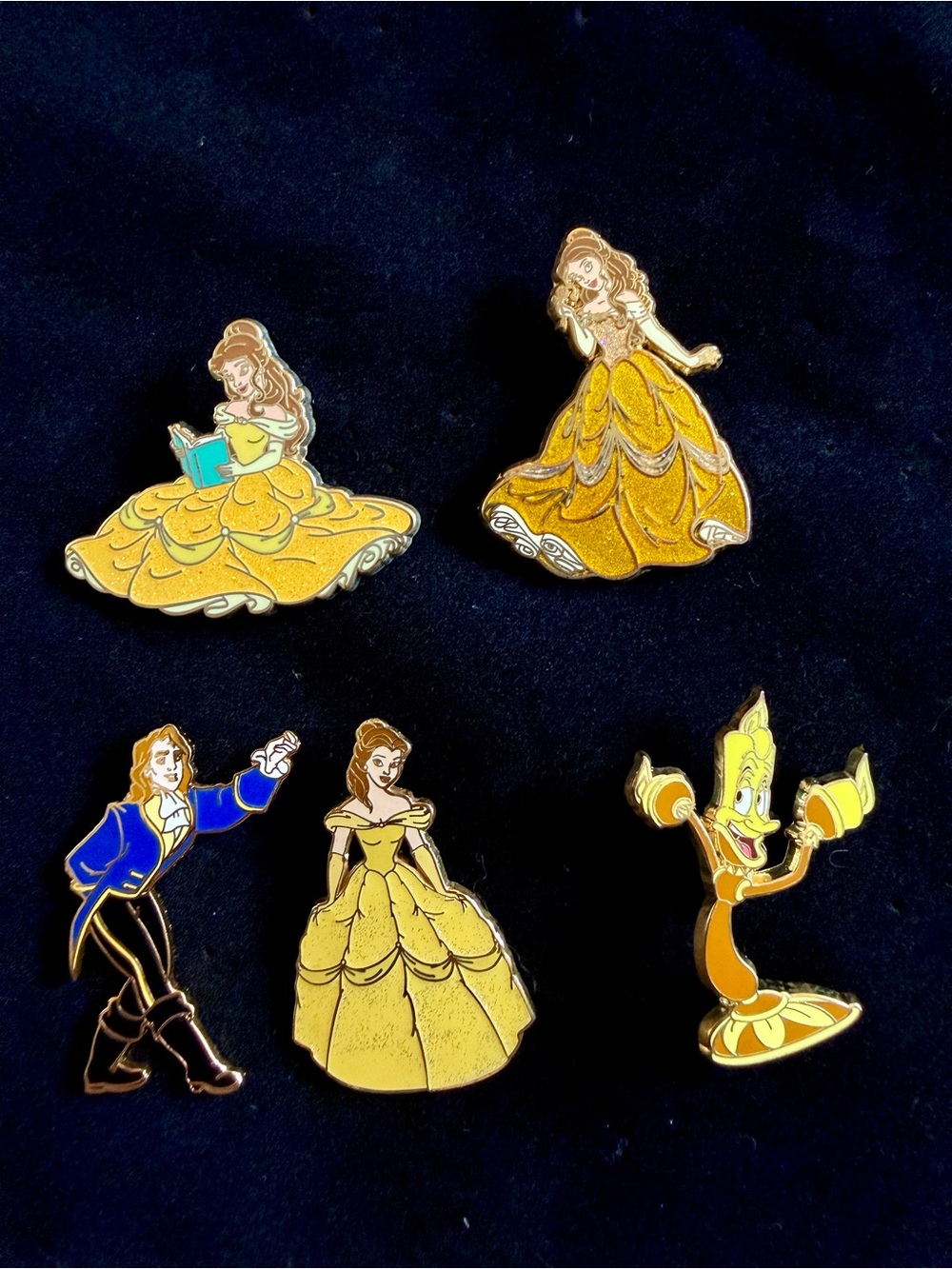 Disney Pins Lot: Beauty and the Beast